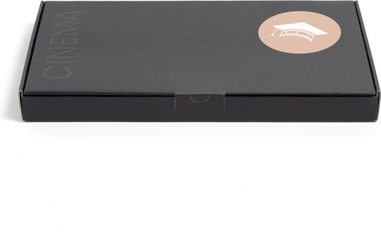 Paquet de film - cadeau de boîte de film avec Tony's Chocolonely, Jimmy's Popcorn et Fiesto's et M&Ms, carte-cadeau de film pour 1-2 meilleurs films avec evt. un message personnel - Forfait Home cinéma - meJane.com