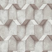 3D BETONLOOK BEHANG | Industrieel - beige grijs taupe - A.S. Création BETON "Concrete & More"
