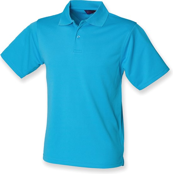 Men´s Coolplus® Poloshirt 'Henbury' Turquoise - XL