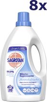 8x Sagrotan wasmiddel hygiënespoeling 1,5l