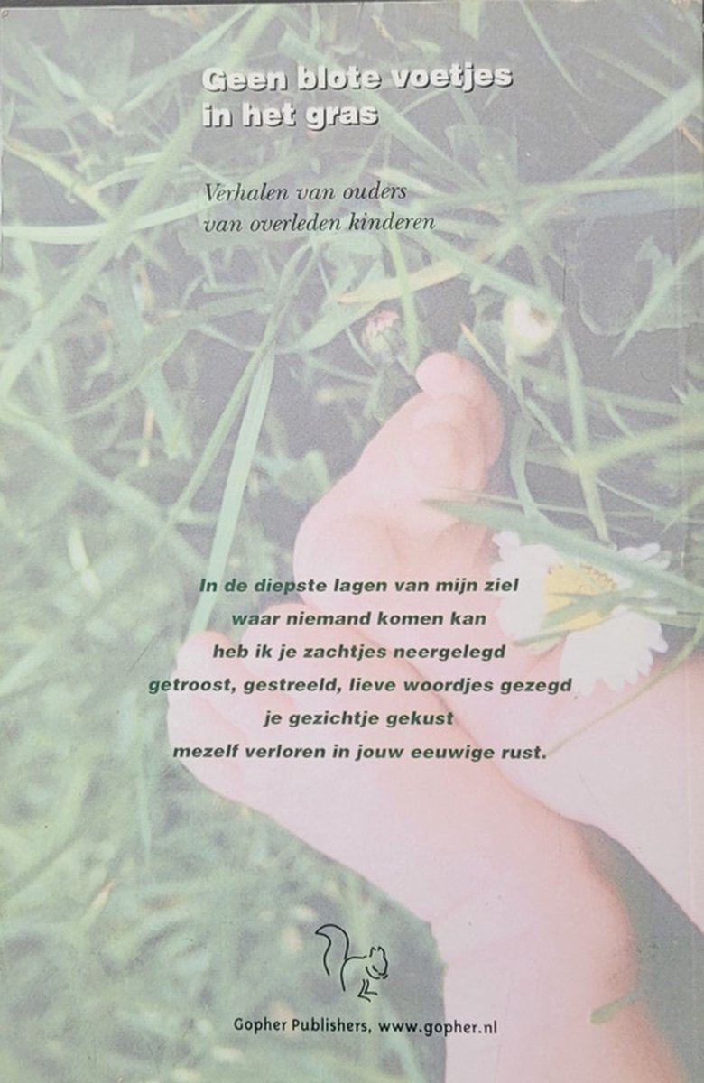 Geen blote voetjes in het gras - back cover
