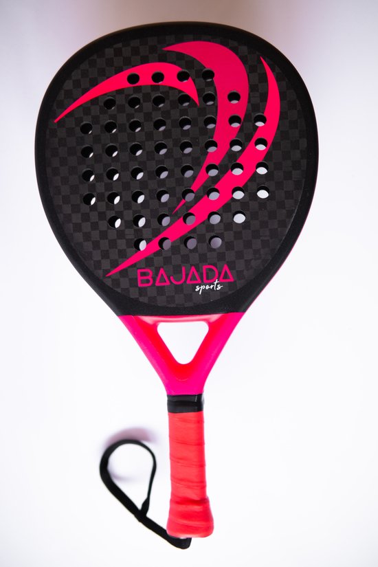 Padel Racket Carbon 12K – Bajada Genesis pink - Power Racket – Voor Gevorderde Spelers – Extra Kracht & Duurzaamheid