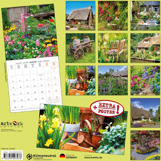 Cottage Garden Kalender 2024 bol