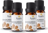Fushi - Sandalwood Oil Indian - organic - 5 ml - 4 Pak
