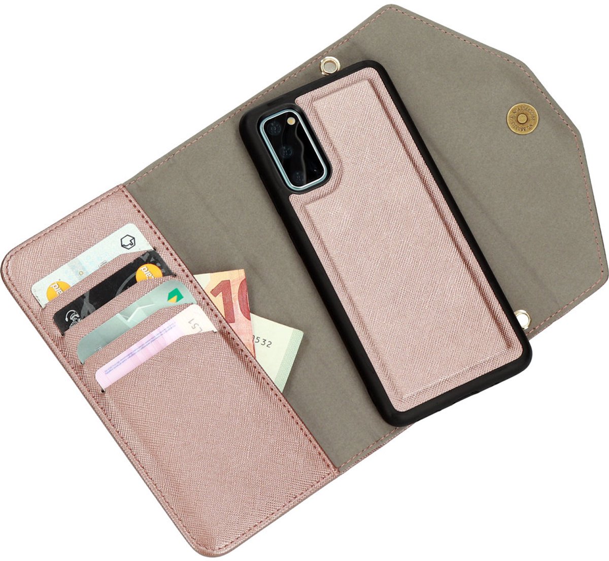 Casetastic Clutch Samsung Galaxy S20 - Roze