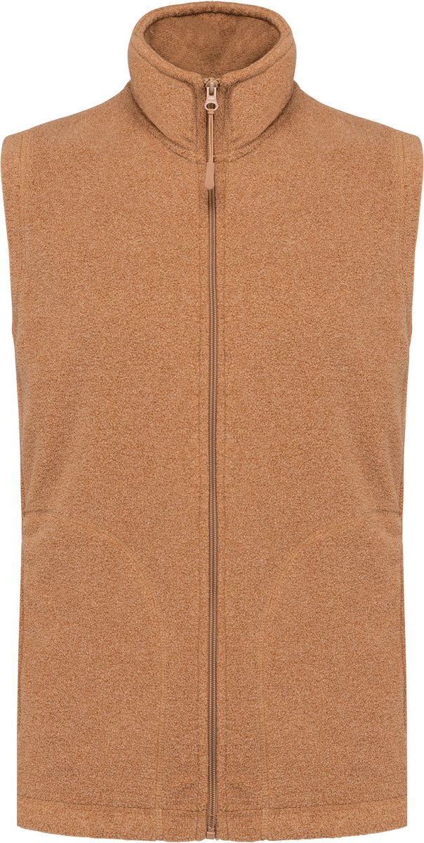 Fleecebodywarmer 'Luca' merk Kariban maat XL Camel Heather