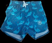 Color kids zwemshort shark blauw maat 128