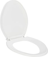 vidaXL - Toiletbril - soft-close - met - quick-release - ontwerp - wit