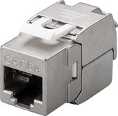 CAT6a keystone RJ45 STP toolless - Kabelverbinder - Kabel Connector Geschikt voor ronde kabel met een buitenmaat van 6–8,5 mm