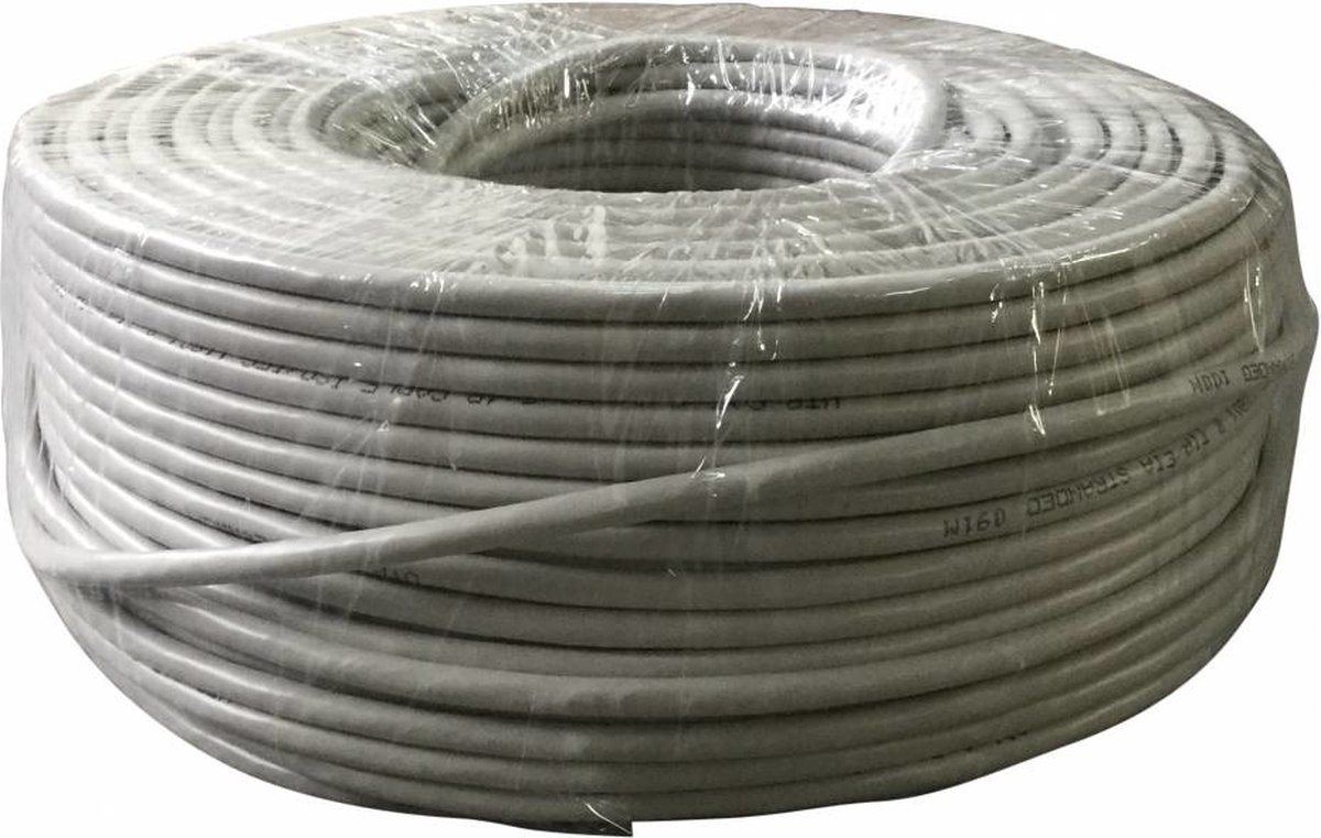 Logilink 111642 - Netwerkkabel - Zonder connector - 100 m - grijs