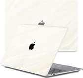 Lunso - Geschikt voor MacBook Pro 13 inch (2020-2022) - cover hoes - Creamy Vibes - Vereist model A2251 / A2289 / A2338 / A2686