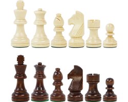 Shagam - Schaakstukken Hout - Staunton - Speelstukken - Schaken - 90 mm