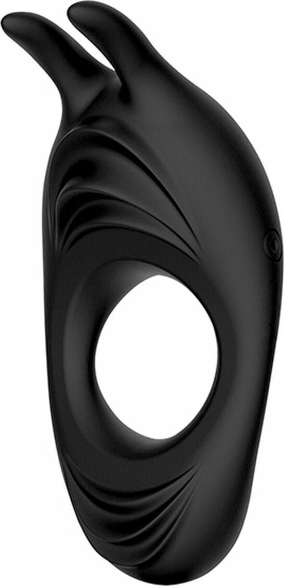Goedkoopste FeelzToys - Zeus Dual Vibe Penisring Zwart