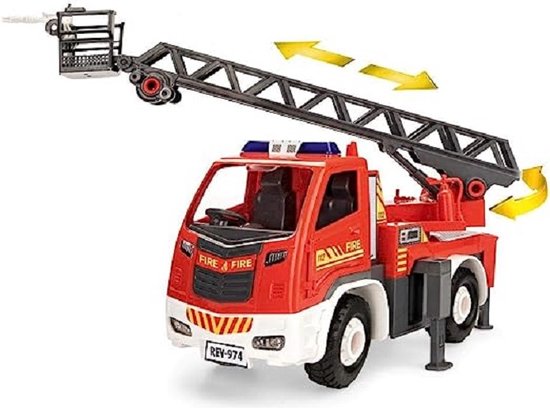 Camion de pompier téléguidé rouge/noir