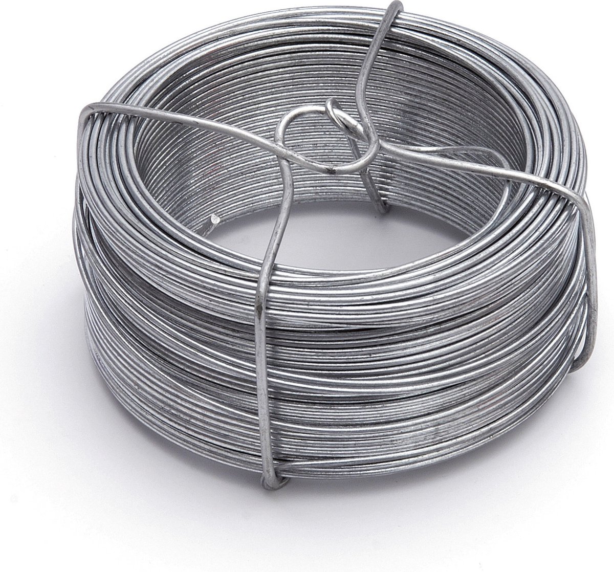 2 rouleaux de fil de fer / fils de reliure en acier galvanisé 1,8 mm x 50 m  sur un