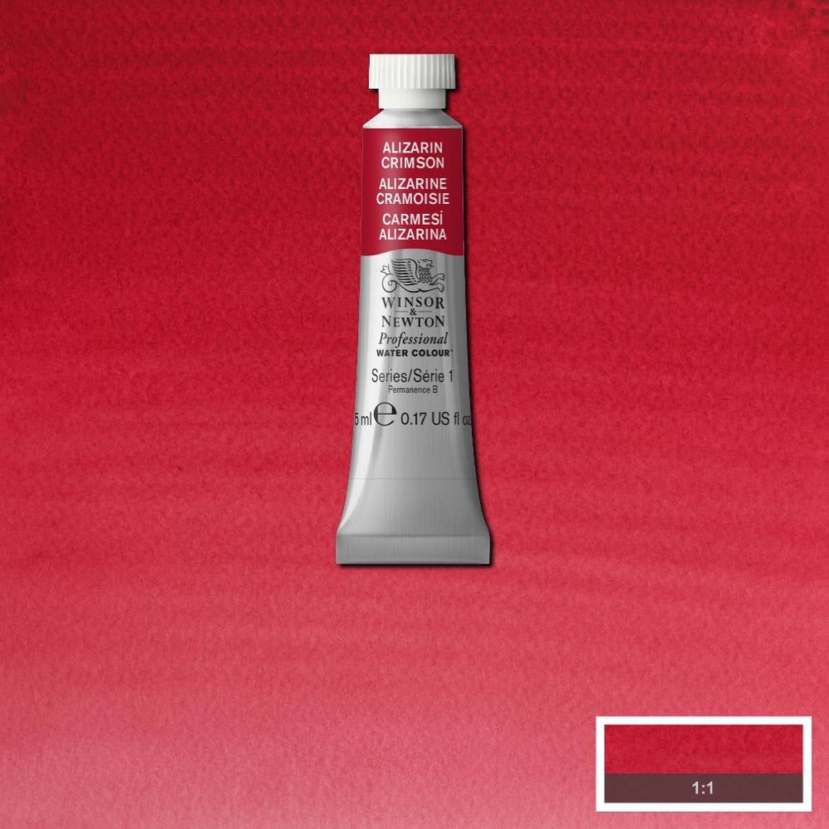 W&N Professional Aquarelverf 5ml | Alizarin Crimson