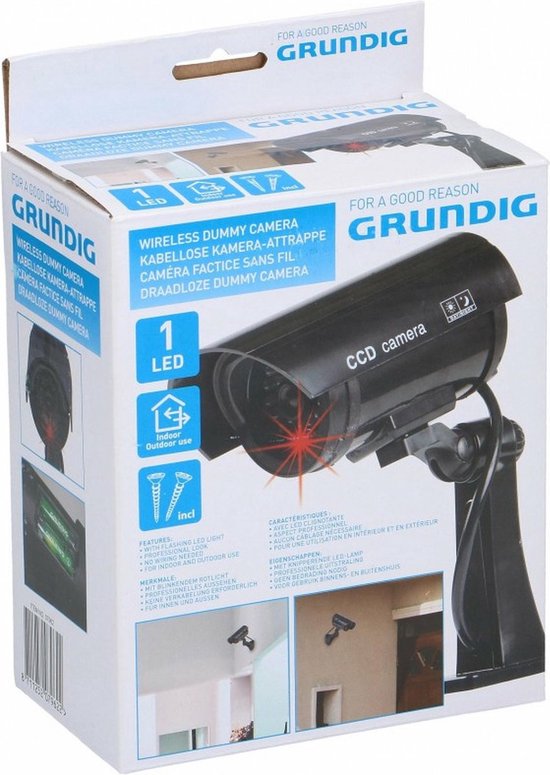 Dummy beveiligingscamera - binnen en buiten - draadloos - op batterij van Smartwares — afbeelding 2