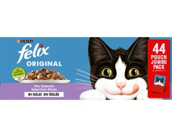 Felix Original in Gelei Mix Selectie - Kattenvoer 