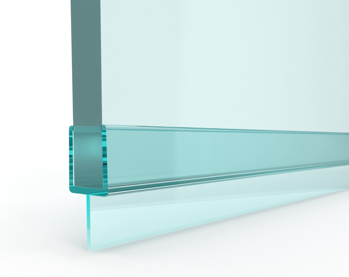 Lindman Premium Duschtürdichtung 4x100 cm, mit verlängerter