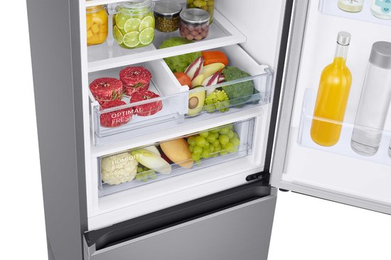 Samsung RB38C607AS9 - Koel-vriescombinatie - Zilver - RVS - Met Wi-Fi