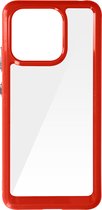 Antichoc hoes geschikt voor Xiaomi Redmi 12C Camera verhoogd rood