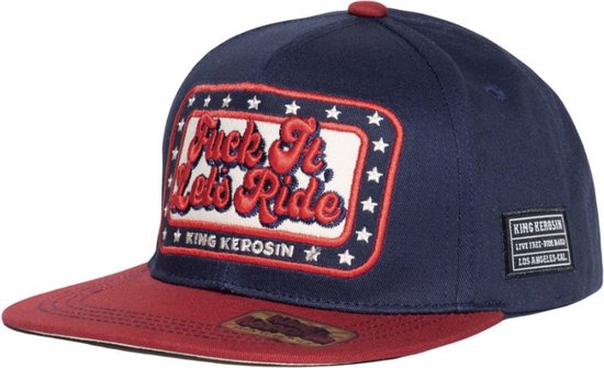 King Kerosin Fuck It Trucker Pet Navy & Rood