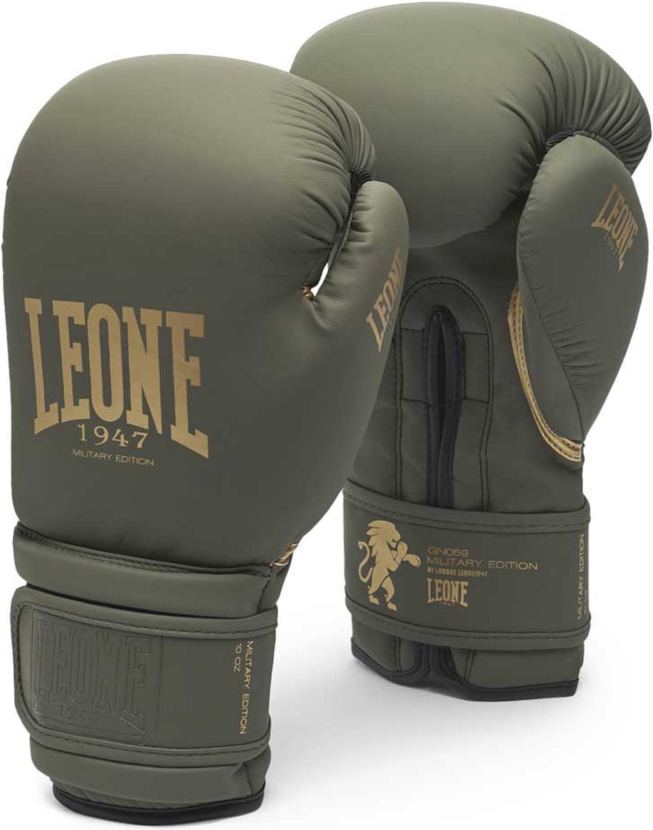 Leone1947 Military Editie Gevechtshandschoenen Groen 14 oz