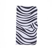 Oppo A77 Bookcase Zebra - étui portefeuille - ZT Accessoires