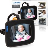 Luvion Autospiegel - Autospiegel Baby - Baby spiegel - Baby auto spiegel voor de achterbank van de auto