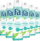 Fa - Fresh Blossom - Anti-Transpirant Spray - Deodorant - Voordeelverpakking - 6 x 150 ml