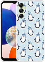 Cazy Hoesje geschikt voor Samsung Galaxy A14 4G/5G Pinguins