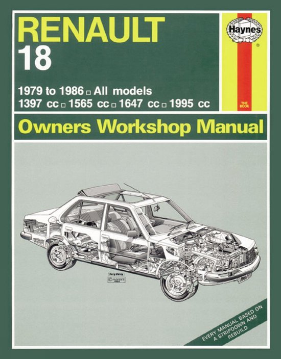 Renault 18 All Models 1979-86 Owner'S Workshop Manual