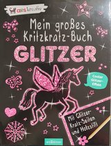 Mein großes Kritzkratz-Buch Glitzer