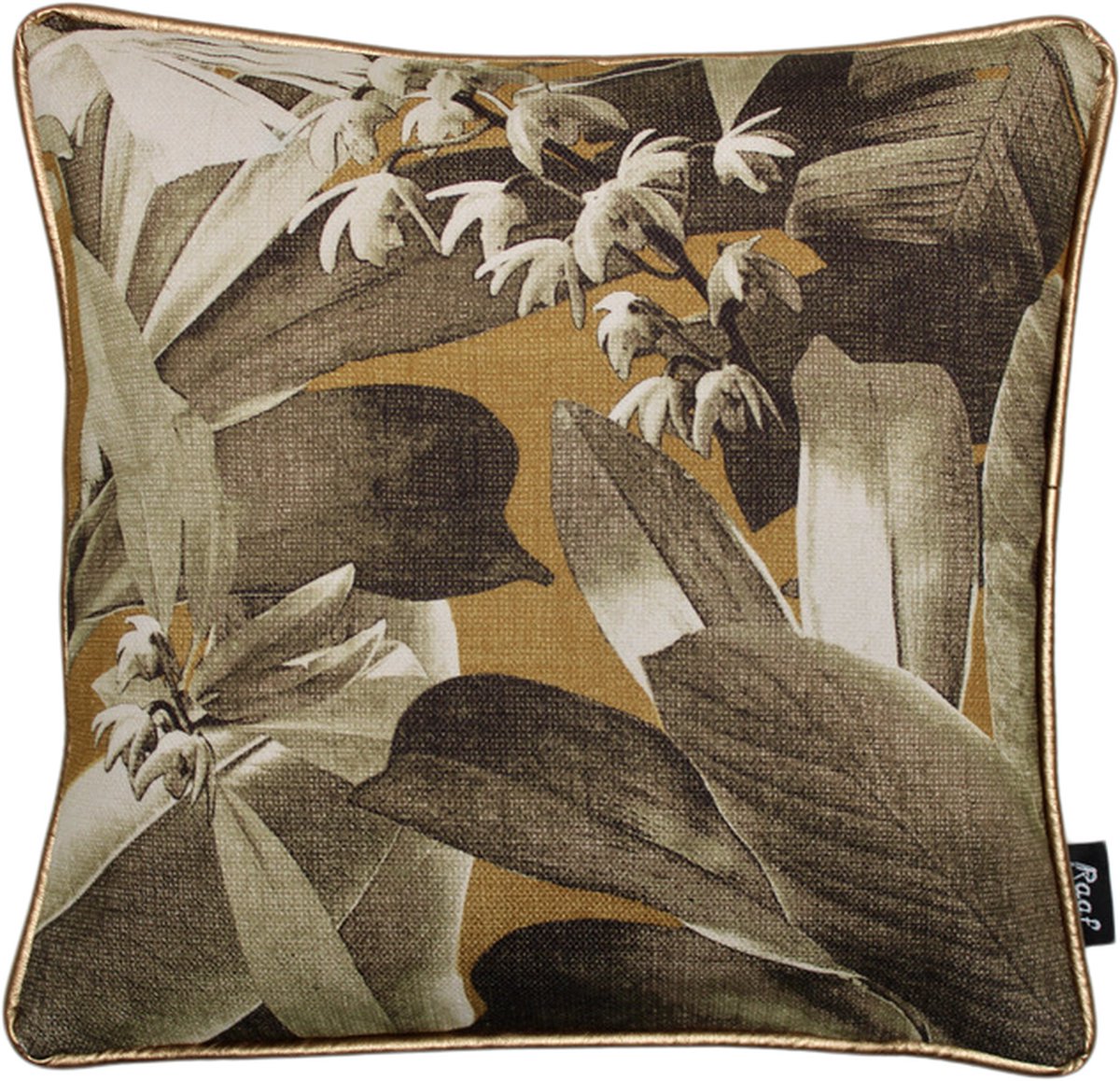 Raaf sierkussen-hoes Banana geel 40x40 cm