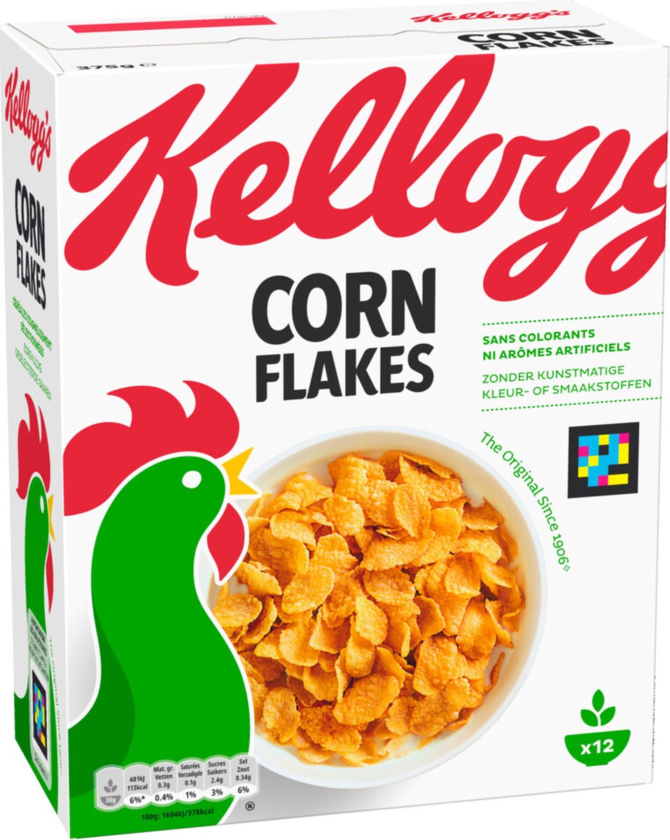 Organic Corn Flakes 375 g