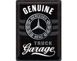 Metalen Bord 30x40 cm Mercedes Daimler Truck - Garage