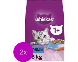 Whiskas Brokjes Adult Tonijn - Kattenvoer - 2 x 3,8 kg