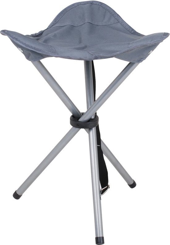 Urban Living bijzet krukje/stoeltje - 2x - Opvouwbaar - Camping/outdoor - D32 x H43 cm van Urban Living — afbeelding 2