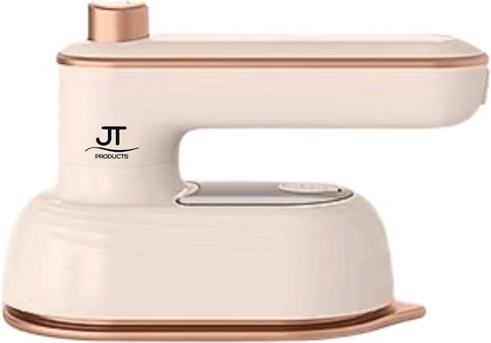 JT Products Luxe Travel Iron Nude - Mini fer - Pliable - 8,4x11,5CM -  Fonction spray 