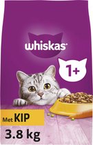 Bol.com Whiskas 1+ Adult Katten Droogvoer - Kip - 38 kg aanbieding