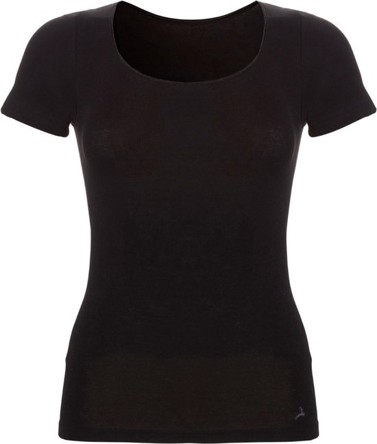 Basics t-shirt black/2xl voor Dames | Maat XXL