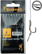 Browning Feeder Leader Method Barbless 10cm