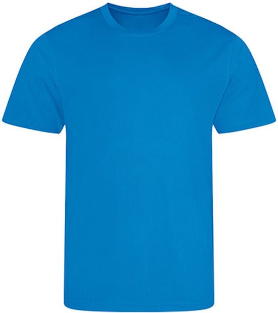 Chemise homme recyclée ' Cool T' manches courtes Blue Sapphire - L