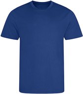 Chemise homme recyclée ' Cool T' manches courtes Blue Royal - M