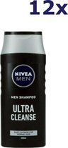 12x Nivea Shampooing Homme - Ultra Cleanse 250 ml