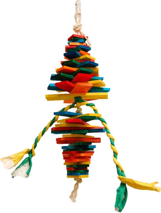 Zoo-Max Popoff Medium - Jouets pour perroquets - Jouets de démolition pour perroquets - jouets pour oiseaux - speelgoed perroquets