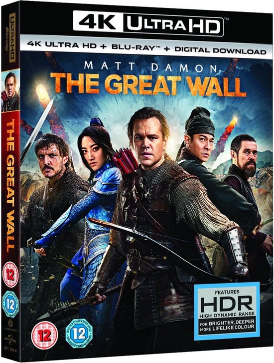 The Great Wall [4K UHD + Bluray] [2017], Onbekend Dvd's