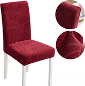 Winkrs® - Stoelhoes voor Eetkamerstoelen of Lage bureaustoel - Rood - Stoelhoezen voor meubilair