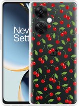 Cazy Hoesje geschikt voor OnePlus Nord CE 3 Lite 5G Kersen