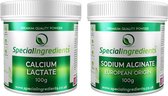 Calcium Lactaat 100 gram & Sodium Alginaat (Natriumalginaat) 100 gram
